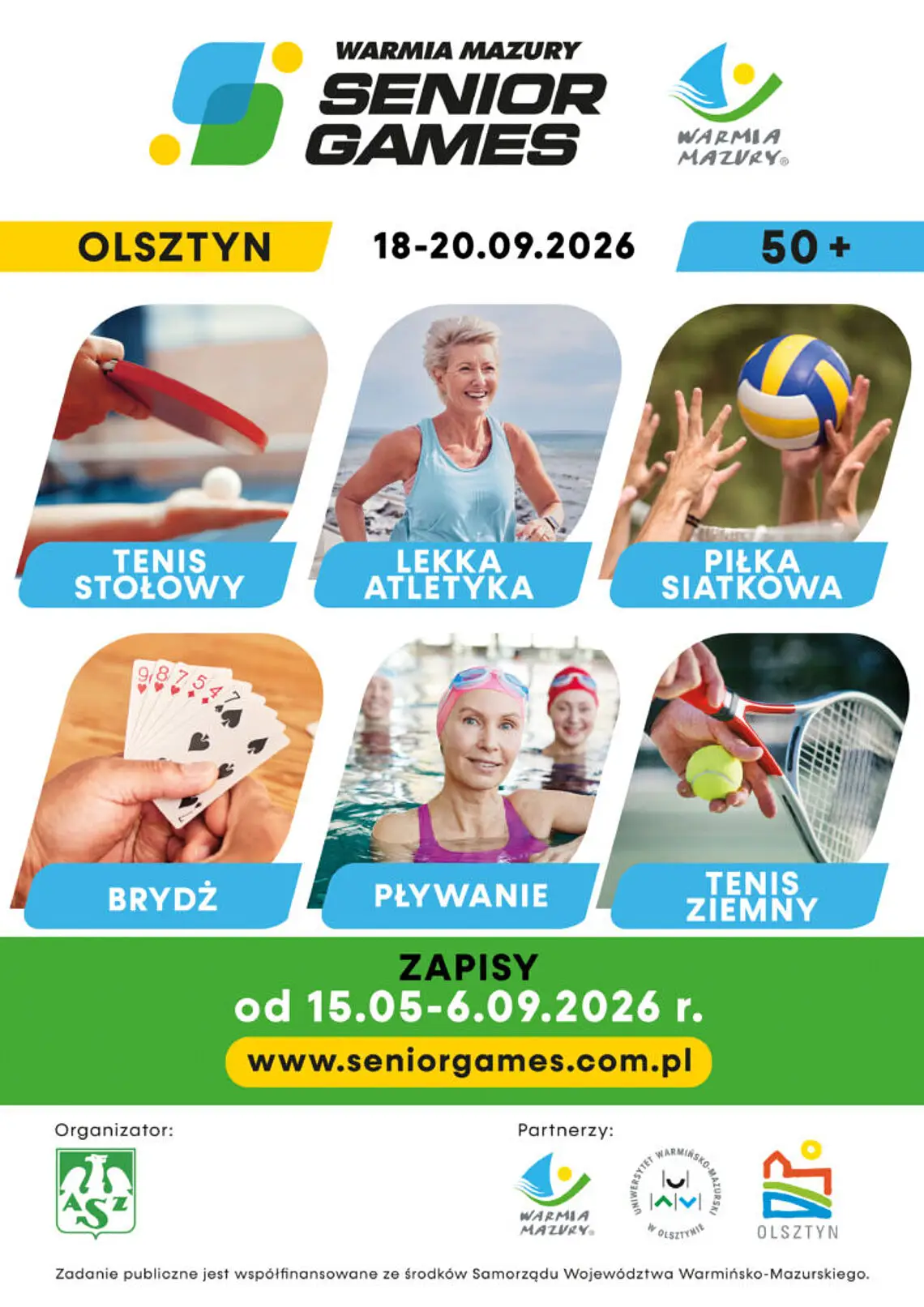 Senior Games w Olsztynie – sportowa rywalizacja dla seniorów