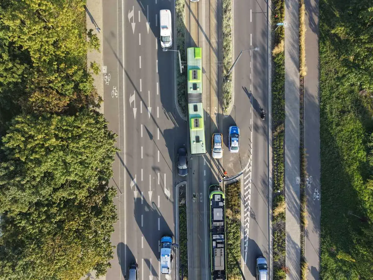 Kolizja w Olsztynie na skutek nieustąpienia pierwszeństwa