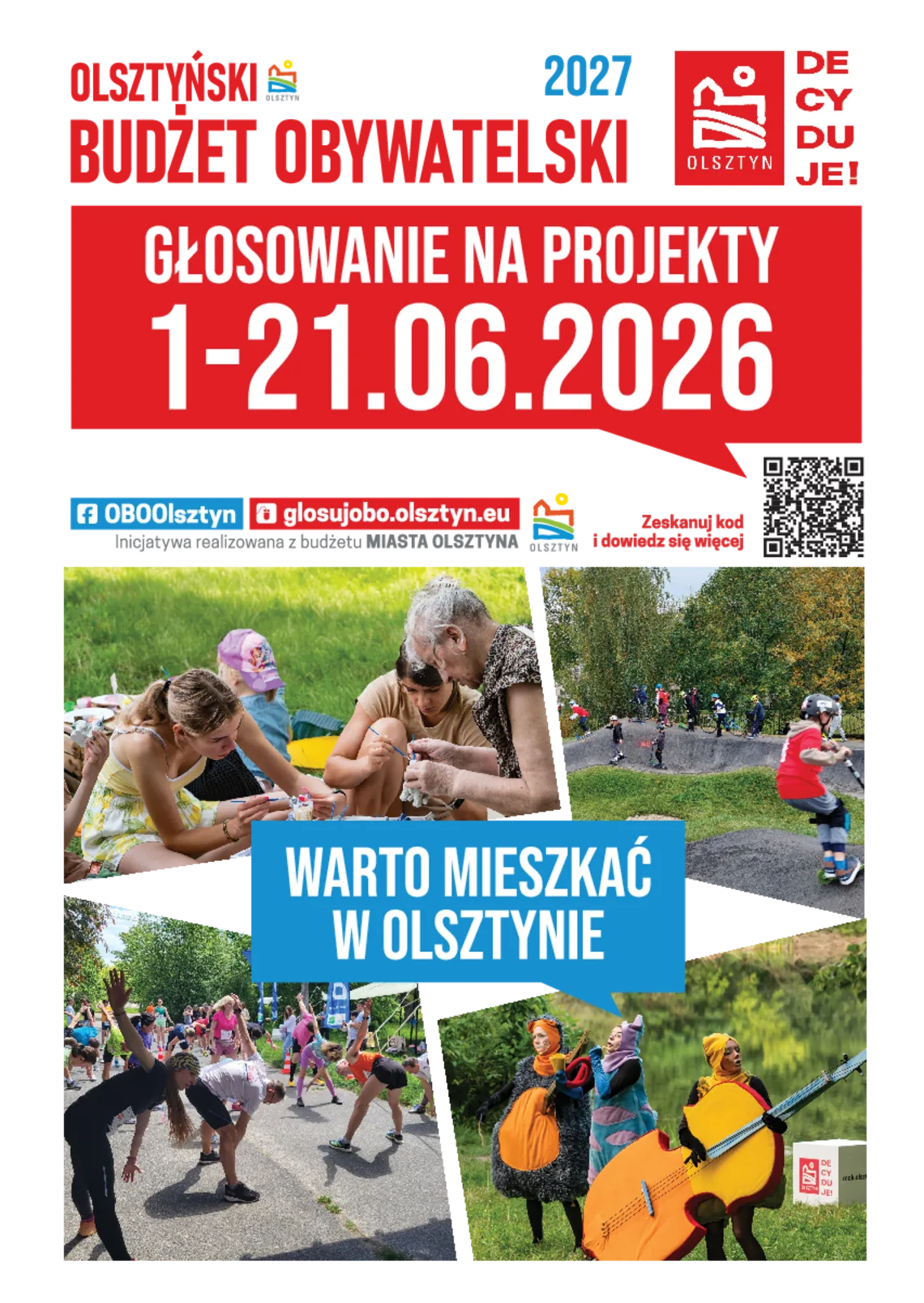 Rozpoczęcie głosowania w Olsztyńskim Budżecie Obywatelskim