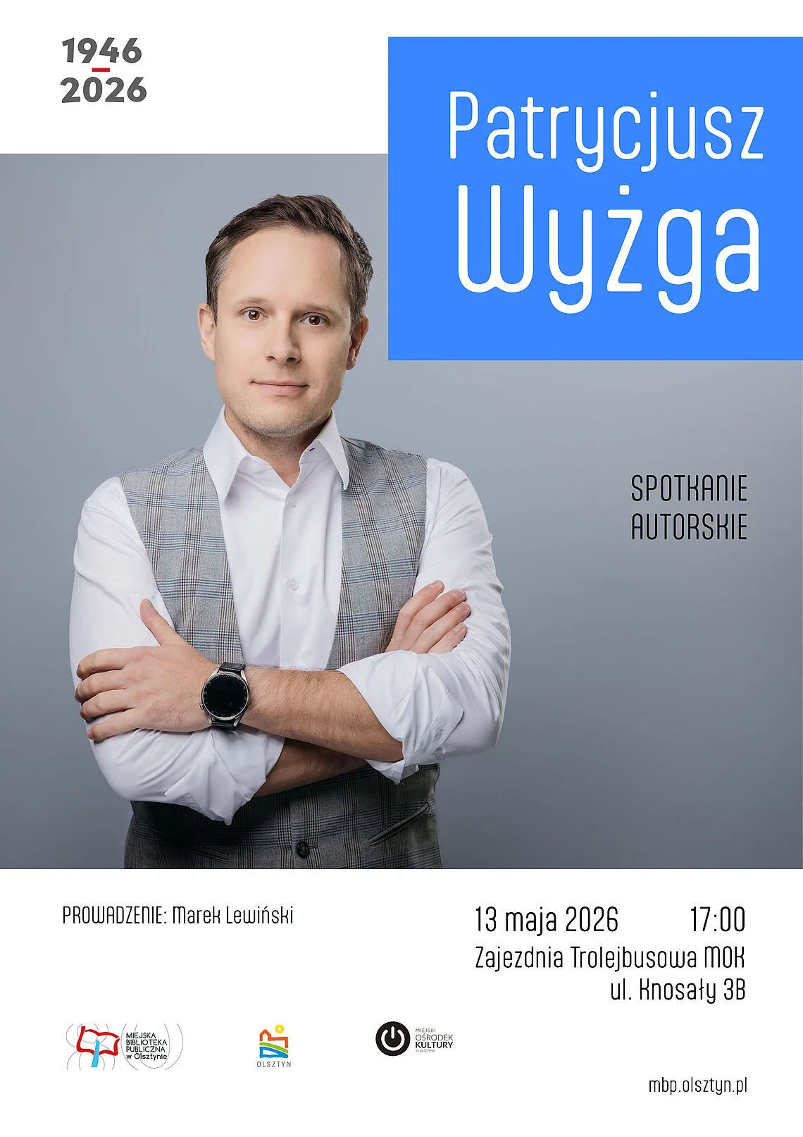 Spotkanie z Patrycjuszem Wyżgą w Olsztynie