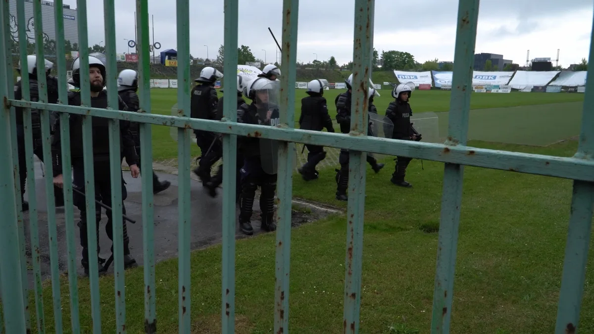 Ćwiczenia pododdziałów zwartych Policji w Olsztynie