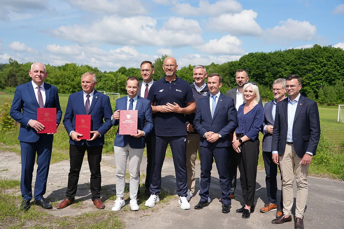 Minister Sportu ogłasza dofinansowanie budowy Ośrodka Szkolenia Piłkarskiego