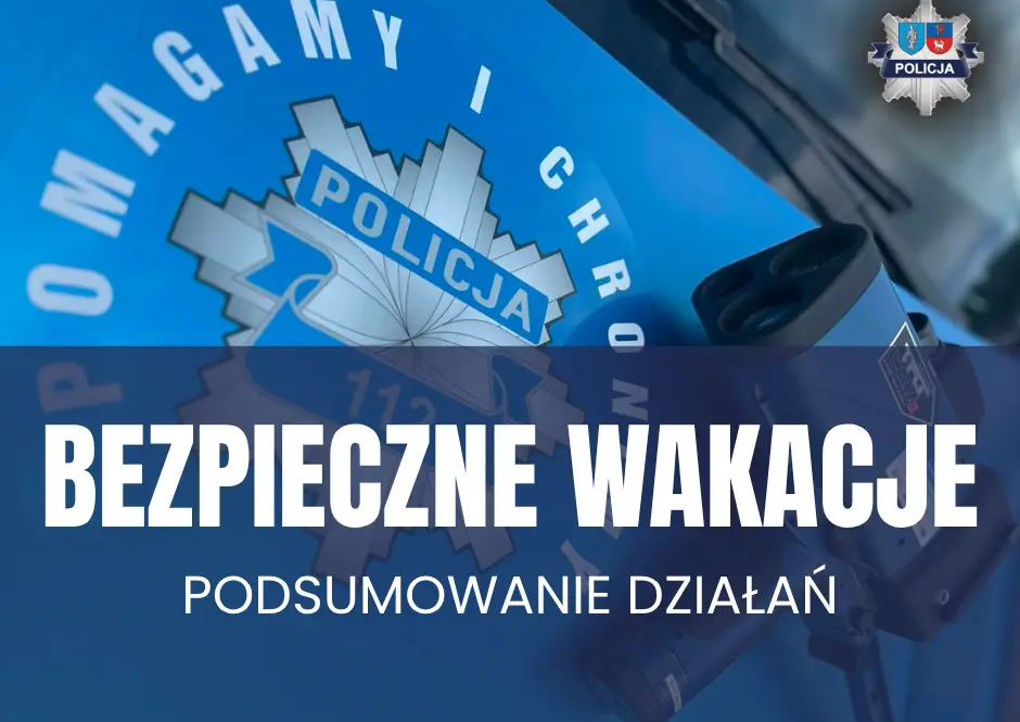 Podsumowanie działań policji w czasie wakacji na drogach powiatu olsztyńskiego