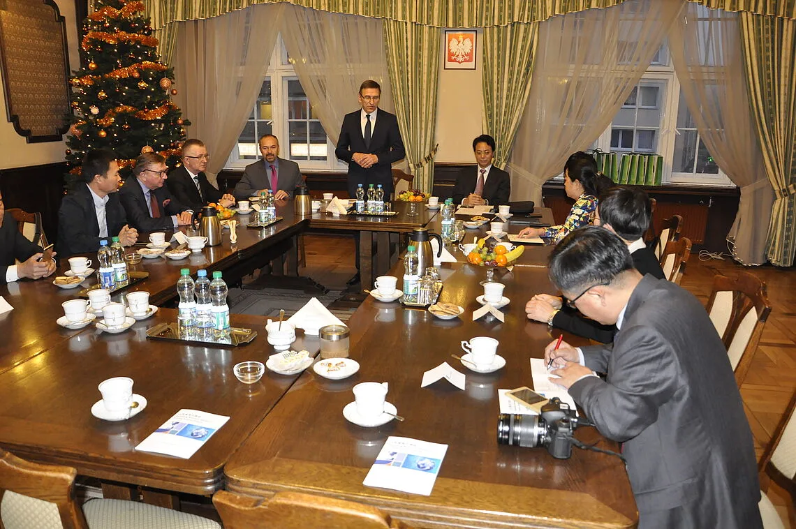 Wizyta delegacji z Shandong w Olsztynie