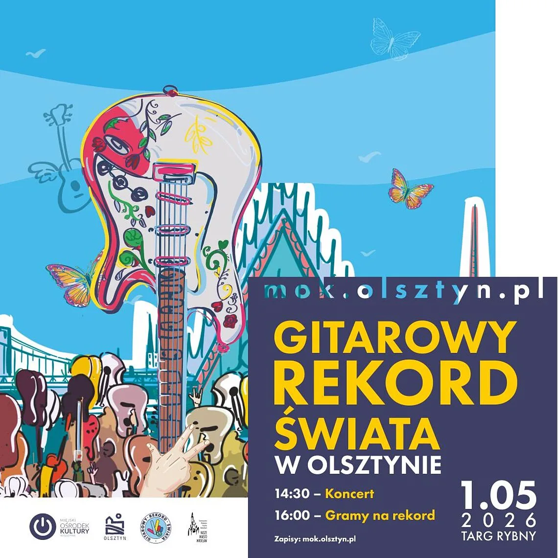 Olsztyn uczestniczy w Gitarowym Rekordzie Świata