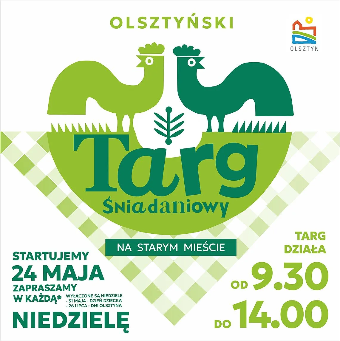 Rozpoczęcie sezonu 2026 Olsztyńskiego Targu na Starym Mieście