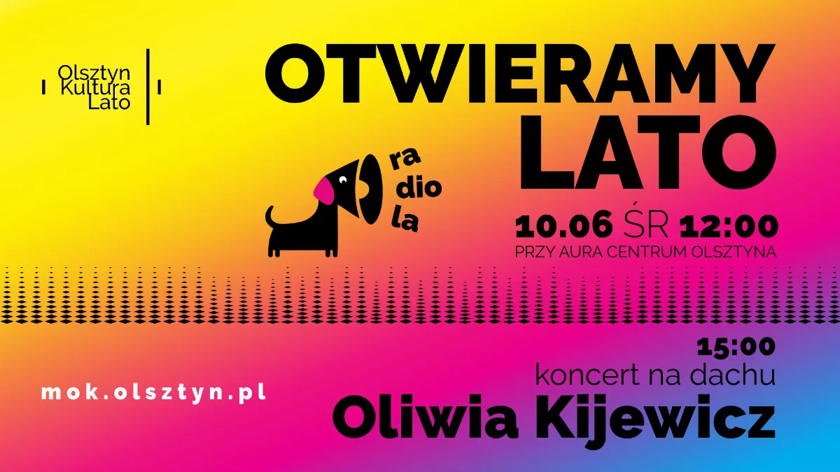 Koncert klasyczny na dachu Galerii Aura w Olsztynie