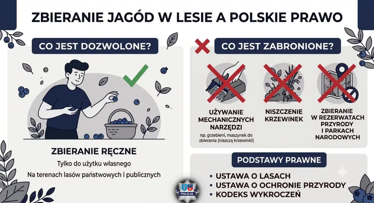 Zbiór jagód zgodny z prawem: Co warto wiedzieć?