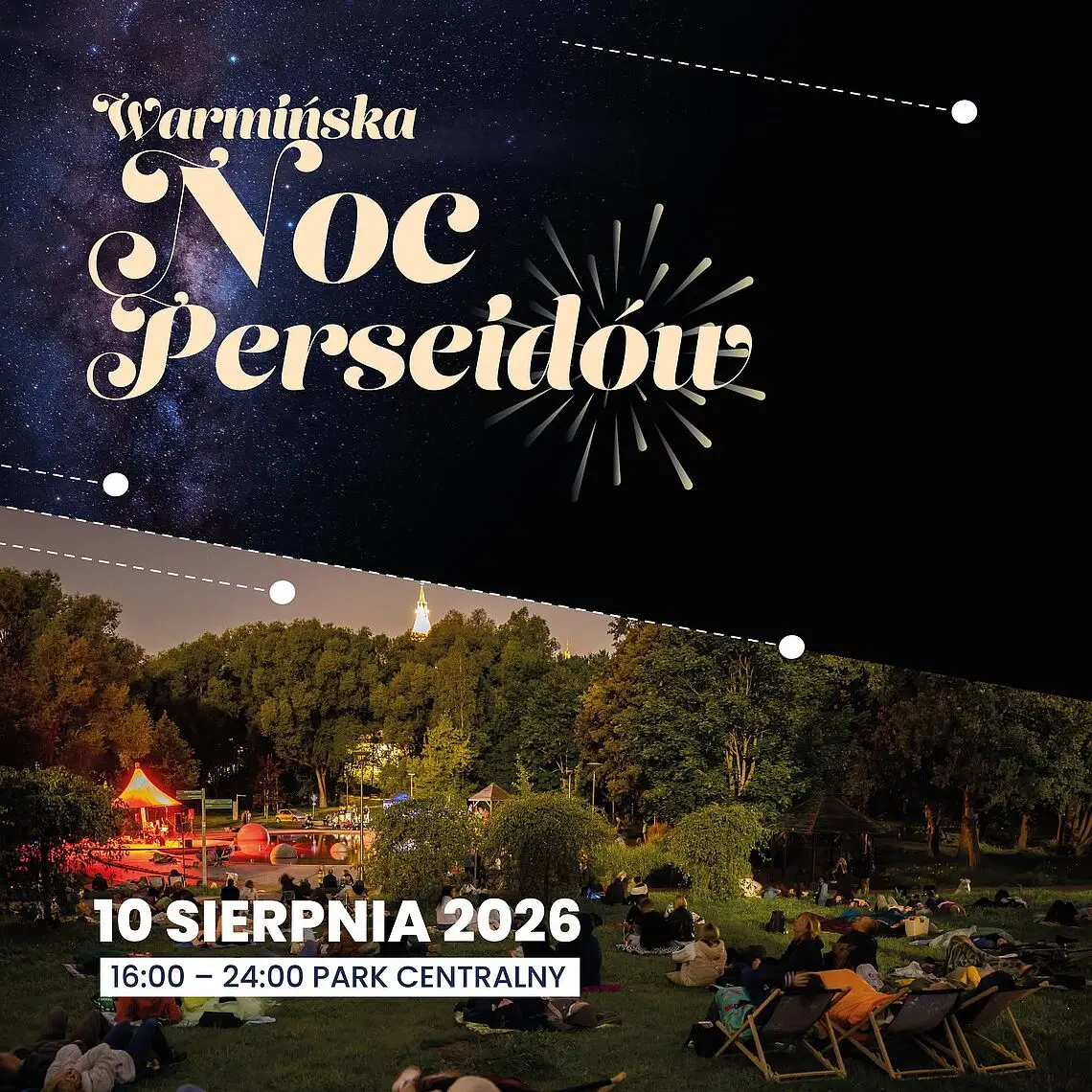 Warmińska Noc Perseidów na olsztyńskim niebie