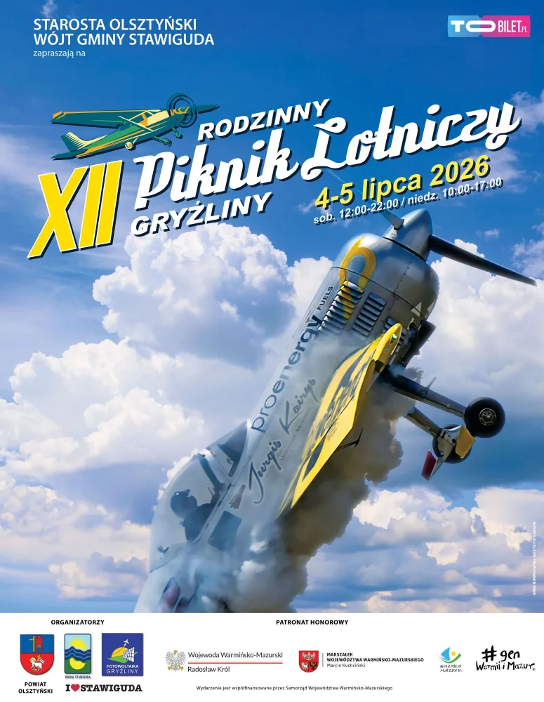 Rodzinny Piknik Lotniczy w Gryźlinach - atrakcje i program