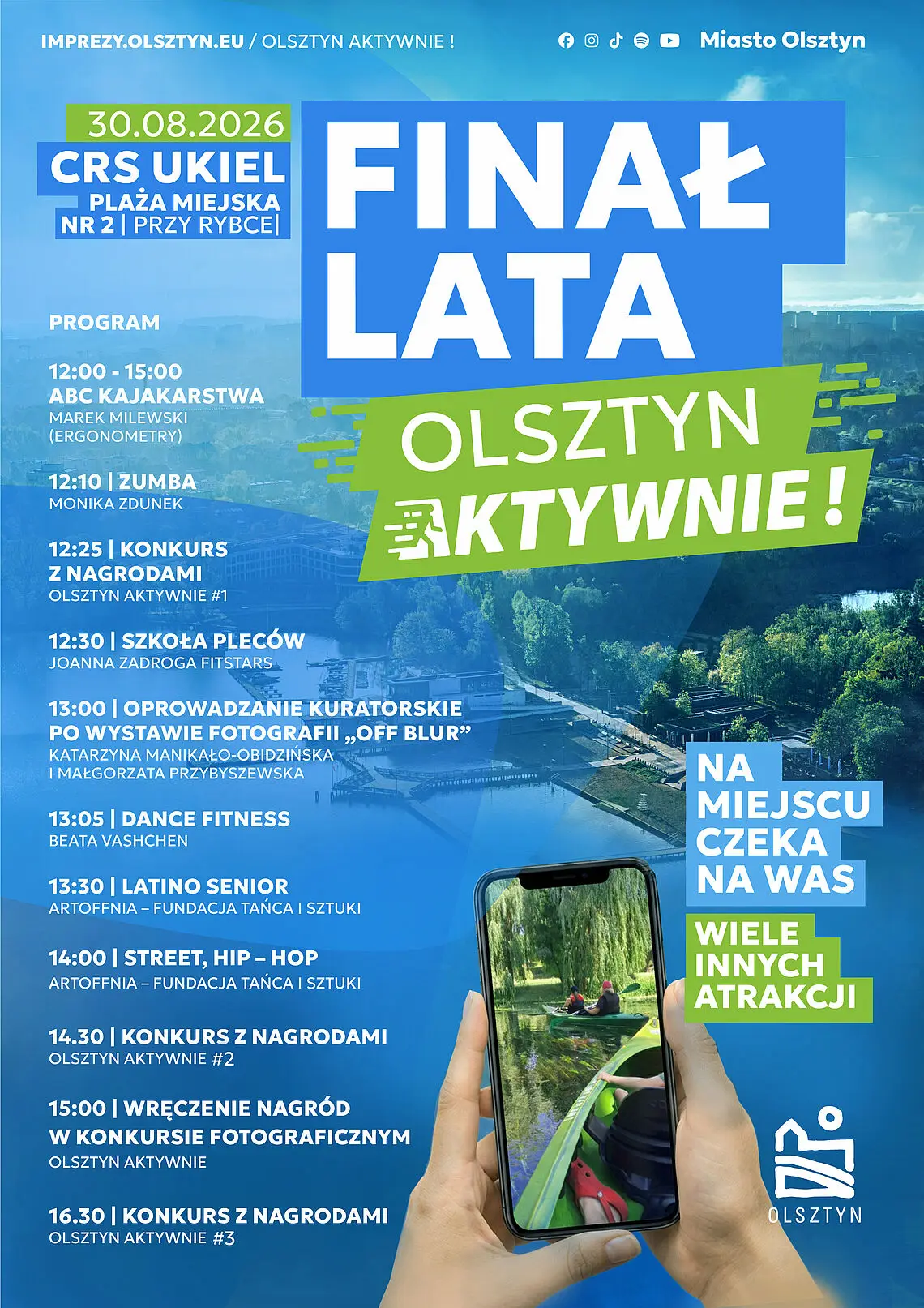 Finał cyklu 'Olsztyn Aktywnie' nad Ukielem