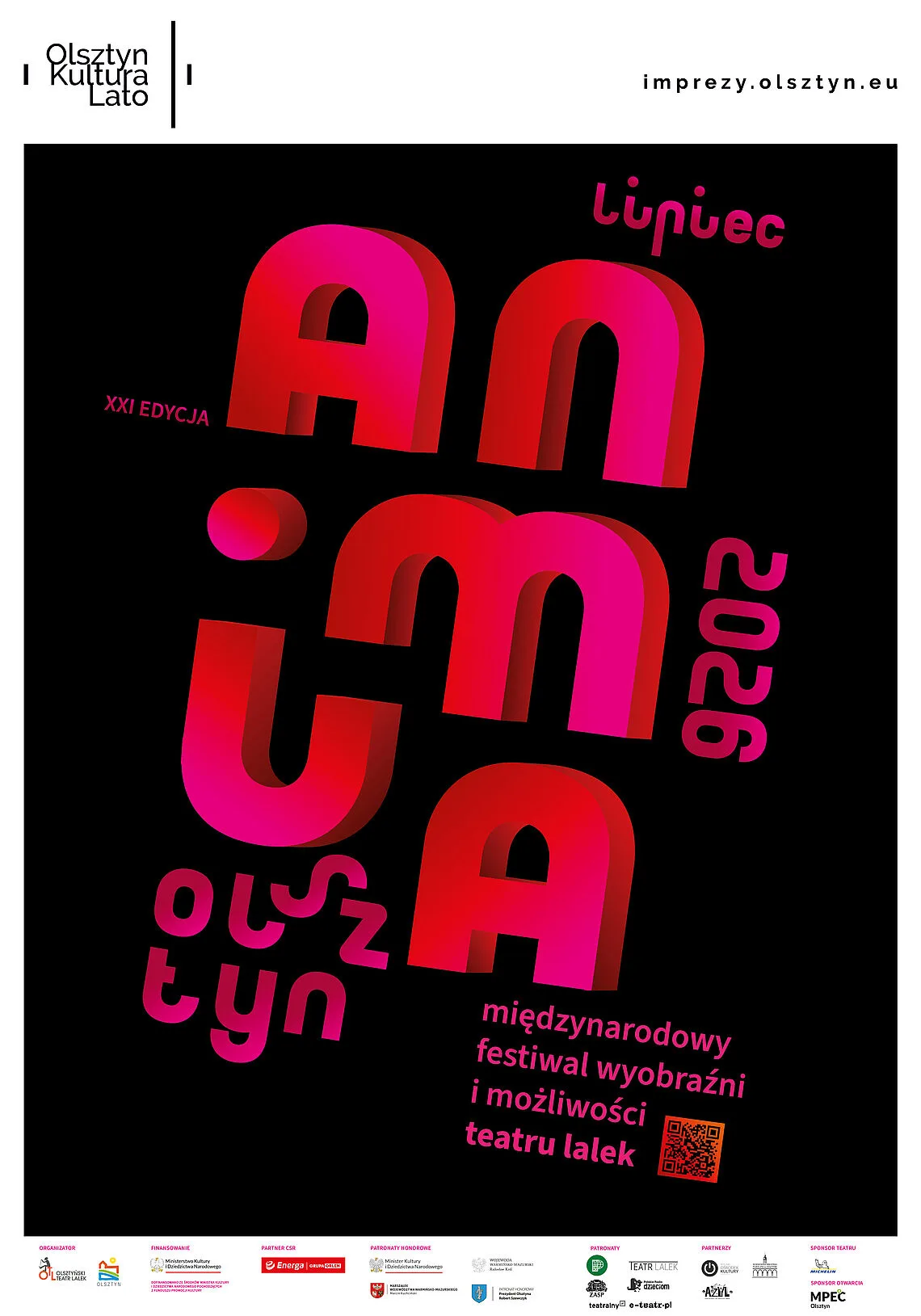 Festiwal ANIMA powraca do Olsztyna w lipcu