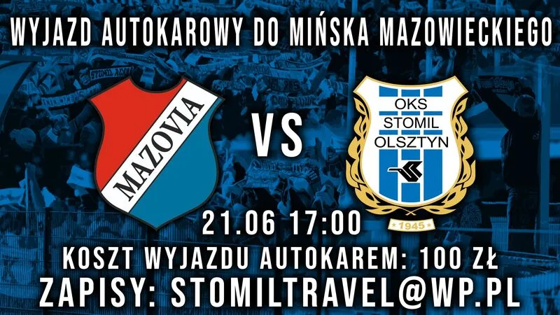 Autokarowy wyjazd do Mińska Mazowieckiego na mecz