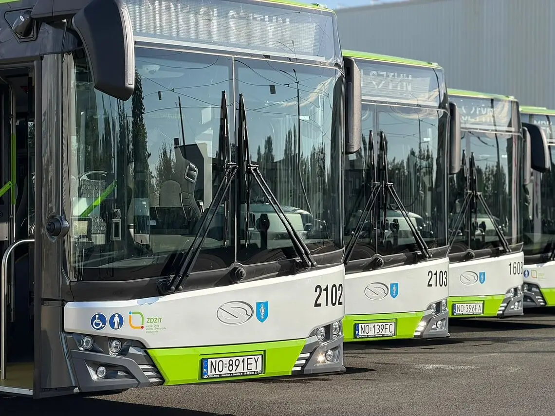 Nowe hybrydowe autobusy w Olsztynie