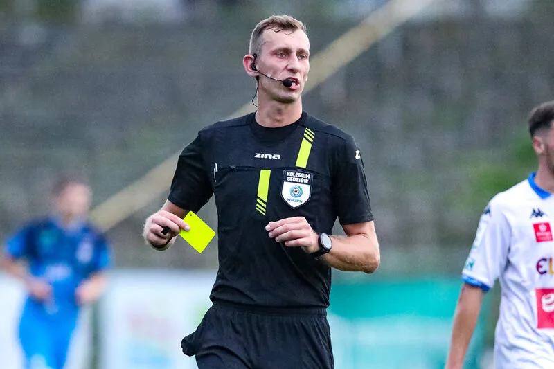 Krzysztof Sasin sędzią meczu Stomil Olsztyn kontra Granica Kętrzyn