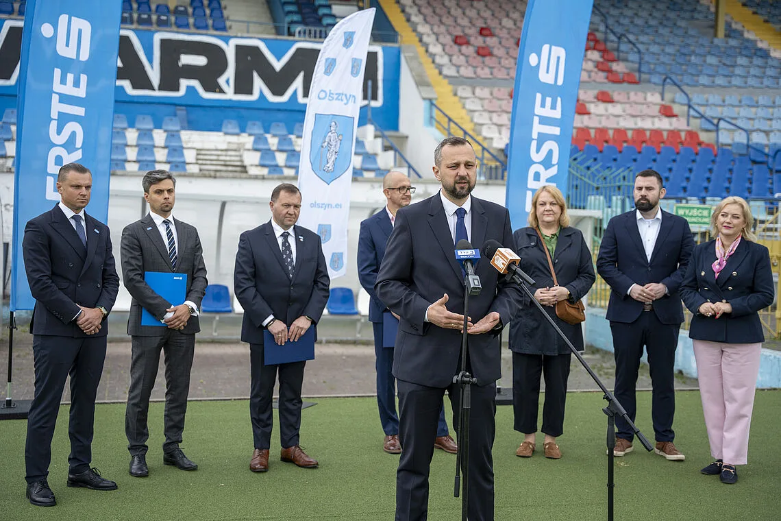 Finansowanie budowy nowego stadionu w Olsztynie