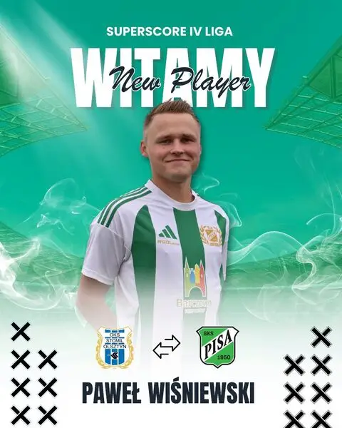 Paweł Wiśniewski nowym zawodnikiem Pisy Barczewo