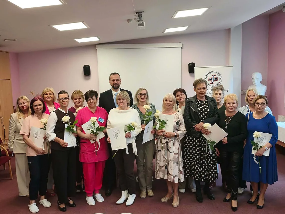 Obchody Dnia Pielęgniarek i Położnych w olsztyńskim szpitalu