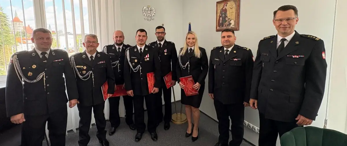 Uznanie dla strażaków z OSP Olsztynek